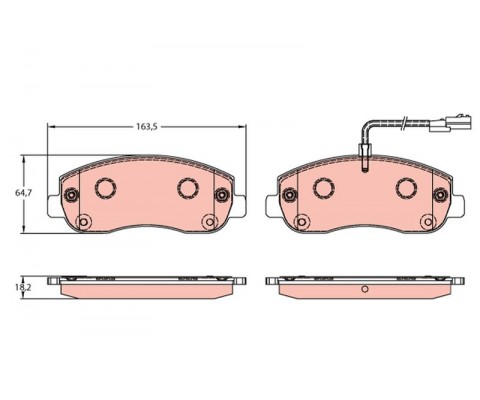ÖN BALATA MASTER III 2.3DCİ 2.10 13 MOVANO 2.3CDTİ 5.10 14 NISSAN NV400 2.3CDİ 11 410604386R-4106000Q0L