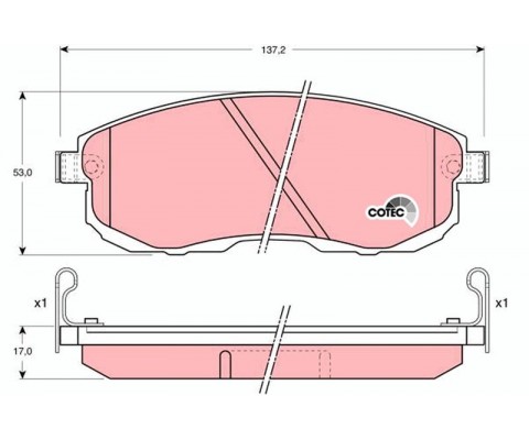 ÖN BALATA NISSAN JUKE 10 350 Z 03 MAXIMA QX 88 99 2.0I PULSAR 14 SUZUKI SX4 06