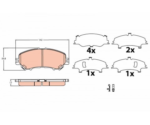 ÖN BALATA RENAULT KADJAR 15 KOLEOS II 15 NISSAN QASHQAI J11 13 X TRAIL III 14