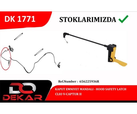 KAPUT EMNIYET MANDALI CLIO V-CAPTUR II