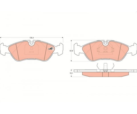 ÖN BALATA ASTRA F 91-98 CALIBRA-OMEGA-VECTRA A 1.8-2.0 88-95