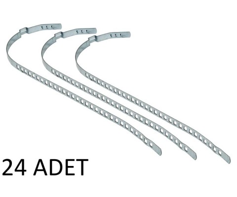 AKS KÖRÜK KELEPÇESİ UNİVERSAL 7mm KISA PKT 24 LÜK PASLANMAZ GALVENİZLİ SAÇ