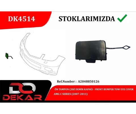 ÖN TAMPON ÇEKİ DEMİR KAPAĞI AMG C 2007-2011