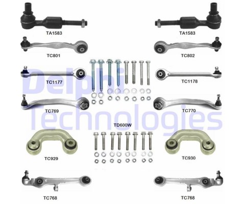 SALINCAK ÖN TAKIM SETİ KOMPLE VW PASSAT IV 96-00 PASSAT V 3B3 00-05 A4 8E2.B6 00-04