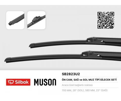 SİLECEK SÜPÜRGESİ 700/580MM MUZ TİPİ CIVI SEDAN FD 01/06-12/07 -CIVI HATCHBACK EU FK/FN 01/0 6-12/11