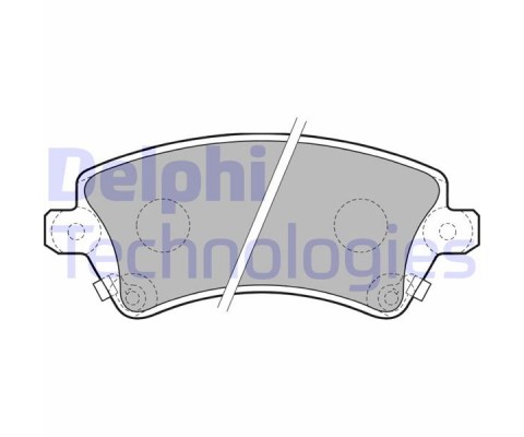 ÖN BALATA COROLLA 1.4-1.6-1.4VVTİ-1.6VVTİ-1.8 VVTİ 02-07 1.4 D4D 04-07 2.0D4D 02-07 GDB3288