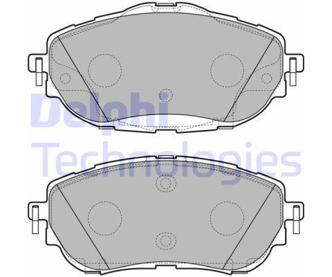 ÖN FREN BALATA TOYOTA AURIS. COROLLA 1.33L 1.6L 1NR-FE 1ZR-FAE NRE180 ZRE181 ZRE185 12- / 1.4L 1ND- FTV NDE180 12-