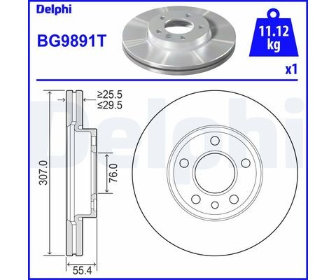 FREN DİSKİ TEKLİ PAKET . DELİKLİ ÖN VW CARAVELLE. MULTIVAN. TOUAREG. TRANSPORTER 10/2002