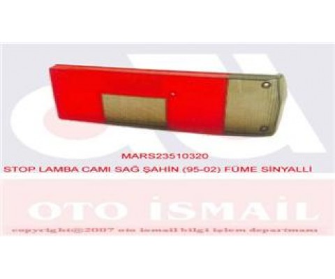 STOP LAMBA CAMI SAĞ ŞAHİN 95-02 FÜME SİNYALLİ