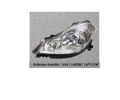 FAR SAĞ RENAULT SYMBOL II 08 ELEKTRİKLİ MOTORLU H4