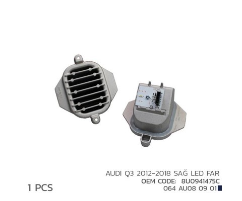 AUDI Q3 2012-2018 SAĞ LED FAR MODÜL 8U0941475C