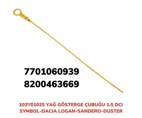 YAĞ GÖSTERGE ÇUBUĞU CLIO-SYMBOL 10 > DİZEL