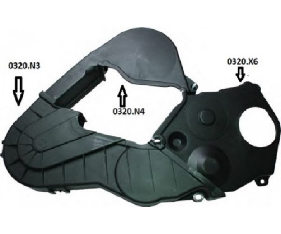 EKSANTRİK KAPAK 3 LÜ KAPAK SET PARTNER II -BERLINGO II 1.9 DW8