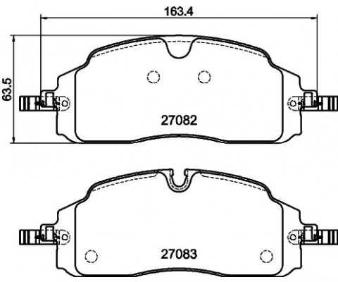 417/1-200 ON FREN BALATASI YENI TRANSIT CUSTOM-VW CARAVELLE-TRANSPORTER 23>