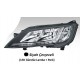 FAR MOTORLU SOL - SİYAH ÇERÇEVELİ LED BALLAST DAHİL DUCATO MAXI -P.BOXER - C.JUMPER 14 >