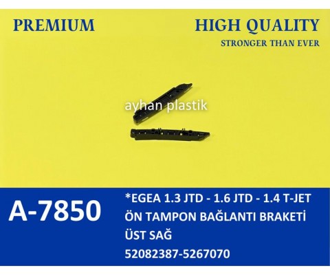 ÖN TAMPON BAĞLANTI AYAĞI SAĞ ÜST FIAT EGEA 1.3 JTD-1.6 JTD- 1.4 T-JET
