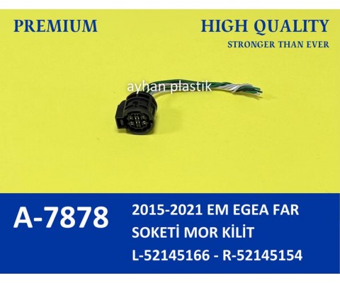 FAR SOKETİ MOR KİLİT EM FIAT EGEA 2015-2021