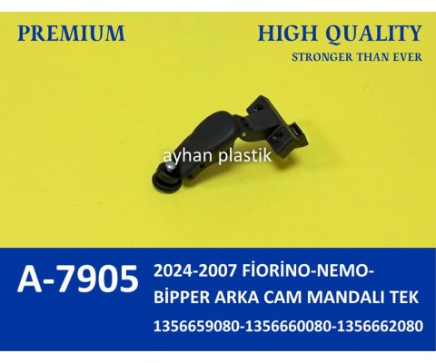 ARKA CAM MANDALI TEK FIAT FİORİNO 07>24 PSA NEMO-BİPPER