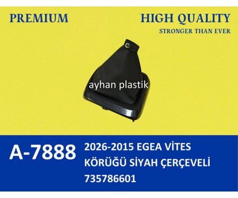 2026-2015 EGEA VİTES KÖRÜĞÜ SİYAH ÇERÇEVELİ