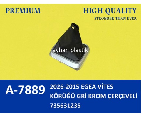 VİTES KÖRÜĞÜ GRİ KROM ÇERÇEVELİ FİAT EGEA 15>