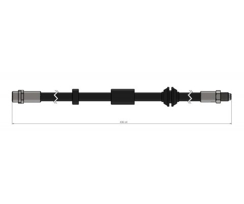 ÖN FREM HORTUMU VOLVO C70 II CONVERTİBLE 542 03/06-12/13-VOLVO S40 II 544 12/03-12/12-VOLVO V50 54