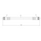 ARKA FREN HORTUMU CITROEN C3 09>16 C4 CACTUS 14> DS3 10>15 RENAULT CLIO II BB05