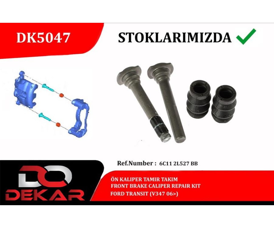 ÖN KALİPER TAMİR TAKIM TRANSİT V347 06>