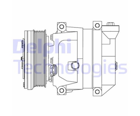 KLİMA KOMPRESÖRÜ CHEVROLET AVEO 1.2 08> KALOS 1.2 05> 106mm