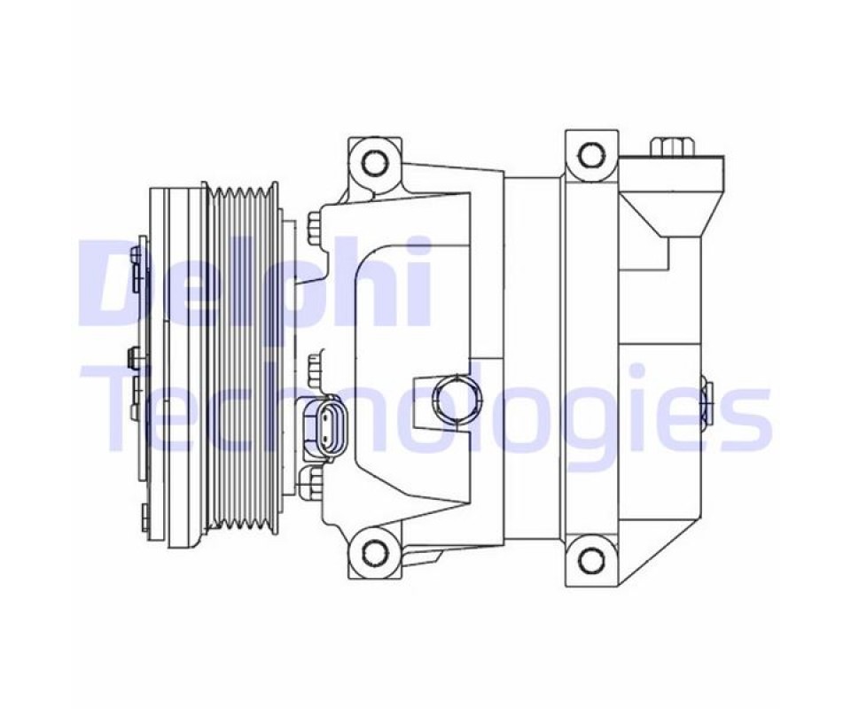 KLİMA KOMPRESÖRÜ CHEVROLET AVEO 1.2 08> KALOS 1.2 05> 106mm