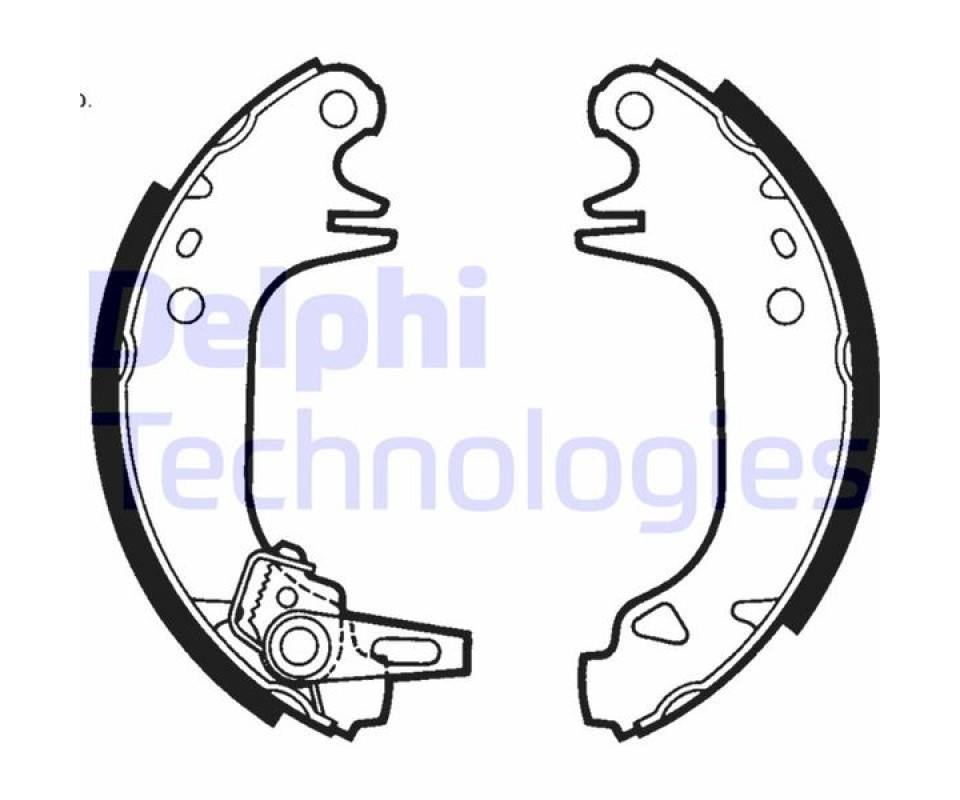 ARKA FREN PABUÇ BALATA PEUGEOT P106 91>04 P205 83>98 P309 86>93 CITROEN SAXO 96>04 AX 86>98 180x30m m
