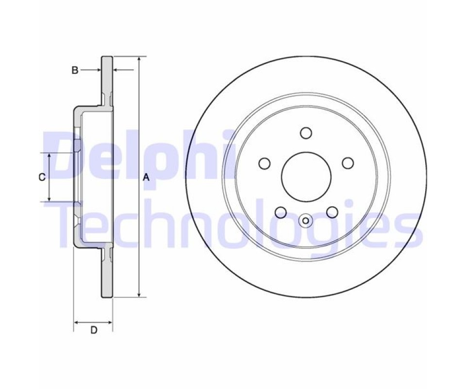 ARKA FREN DİSKİ OPEL ASTRA K 15>22 288x45x5 DOLU