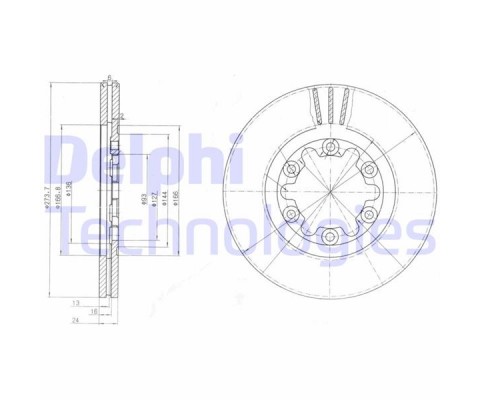 FREN DİSKİ ÖN FORD RANGER 98> 4x4 ÇAP: 274mm