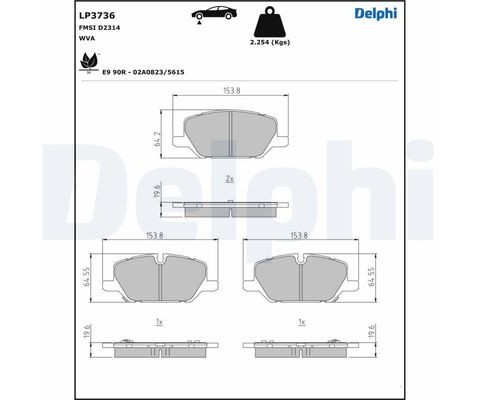 ÖN FREN BALATASI OPEL INSIGNIA B 18> 17 İNÇ JANT