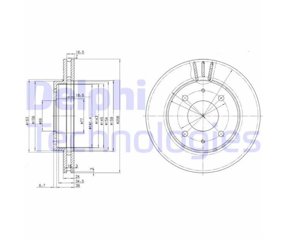 ÖN FREN AYNASI HAVALI CARISMA 1.8I-VOLVO S40-V40 1.6I 16V/1.8 16V/1.9TD/2.0 16V/2.0T 95 >
