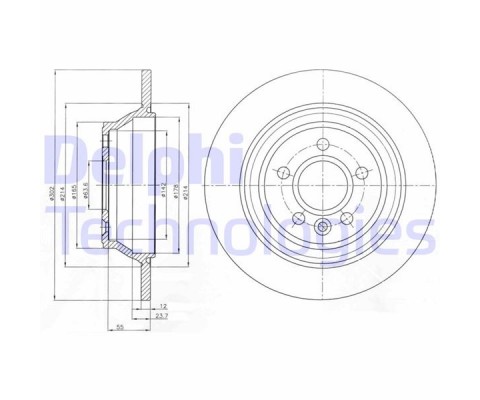 ARKA FREN DISK AYNASI VOLVO V70 III 07> D4 13> S80 II 2.0 3.2 /2.0TDI 08> XC70 06>