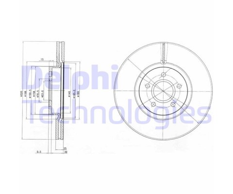 ON FREN AYNASI CONNECT 12 > FOCUS III 11>15 KUGA 12>14 VOLVO V40 T2-T3-T4-T5 C30 06>12 C70 II 07>12 S40 II 05>12 V50 04>
