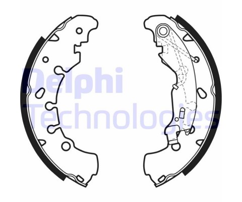 ARKA PABUÇ BALATA OPEL CORSA D 16> ADAM 14>18 PEUGEOT BIPPER 08> P605 90> CITROEN NEMO 08> FIAT FIOR INO 08> PANDA 09>PUNTO 05> 203x38 GS8739