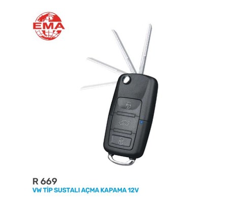 UZAKTAN AÇMA KAPAMA ÜNİTESİ SUSTALI TİP RENKLİ MAVİ-SARI-KIRMIZI