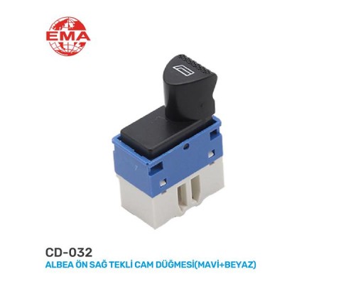 CAM AÇMA ANAHTARI FIAT ALBEA SAĞ TEKLİ - YOLCU