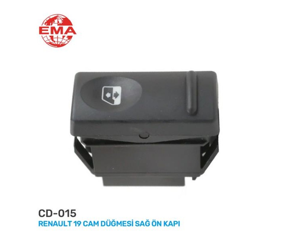CAM AÇMA ANAHTARI ÖN SAĞ RENAULT 19 -MASTER TEKLİ