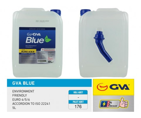 GVA BLUE SIVISI 5 LT EURO 4-5 / BİNEK EURO 6 HUNİLİ AMBALAJ