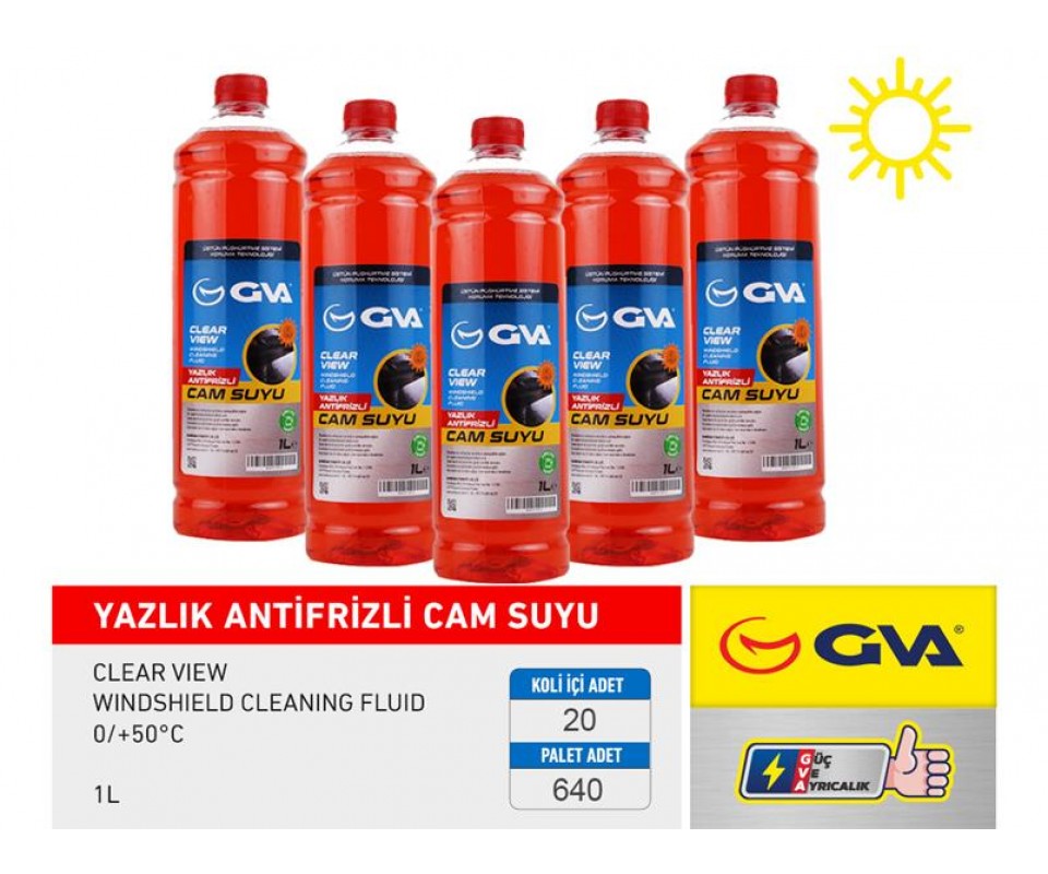 CAM SUYU 1 LT YAZLIK ANTİFRİZLİ 0/ 50C