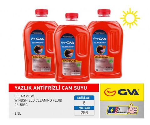 CAM SUYU 2.5 LT YAZLIK ANTİFRİZLİ 0/ 50C