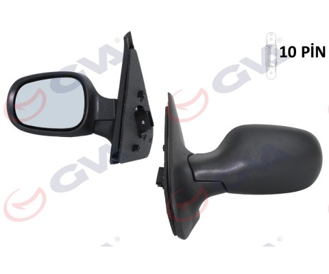 DIŞ DİKİZ AYNASI SOL SYMBOL 00> ELEKTRİKLİ ASFERİK 3 FİŞ VM-136EHAL