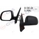 DIŞ DİKİZ AYNASI SOL DOKKER-LODGY 12> ELEKTRİKLİ ISITMALI KONVEKS 5 FİŞ VM-6803EHL