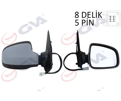 DIŞ DİKİZ AYNASI SAĞ SANDERO STEPWAY 12> ELEKTRİKLİ ISITMALI ASTARLI KONVEKS SENSÖRSÜZ VM-6804EHPSR