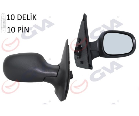 DIŞ DİKİZ AYNASI SAĞ SYMBOL 00> ELEKTRİKLİ KONVEKS 3 FİŞ VM-136EHSR