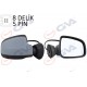 DIŞ DİKİZ AYNASI SAĞ DUSTER 11> ELEKTRİKLİ ISITMALI ASTARLI KONVEKS 5 FİŞ VM-6802EHPR