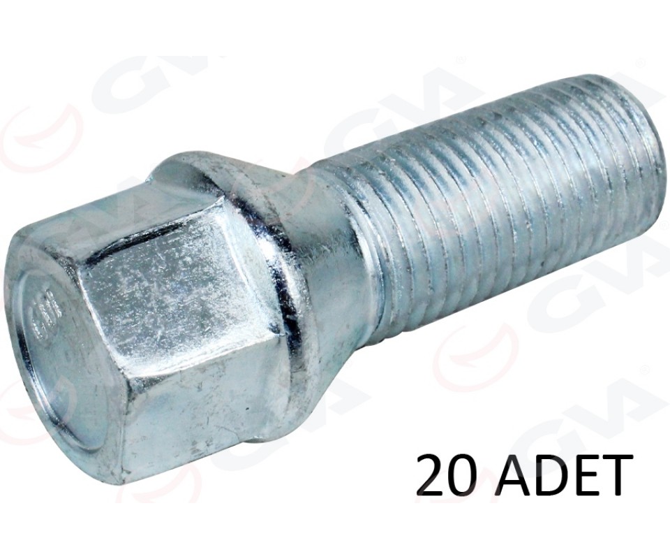 BİJON CİVATASI GALVANİZ AUDI-BMW AA17-M14x1.50x28 paket adet: 20