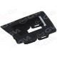 CAM DUGME CERCEVESİ ARKA SOL SIYAH BMW F10